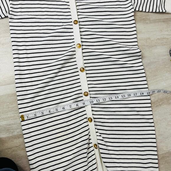 Things Between Striped Cardigan midi Dress Size XS - Picture 8 of 9